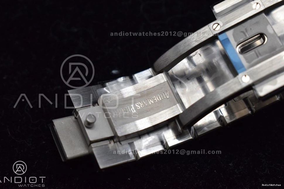 DailyWear Clone APSF Bracelet Oak SS 443 15500 Dial Edition on Super Black Royal Textured 1:1 A4302 SS 41mm Best 0122